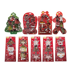 クロスボーダー専用クリスマスクッキー金型雪だるま雪花クリスマスセットクッキーカットDIY焙煎金型