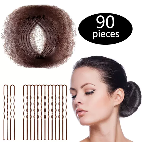 Factory direct ultra-fine nylon net bag stewardess professional hair invisible hair net dance hair set Hanfu antique headdress