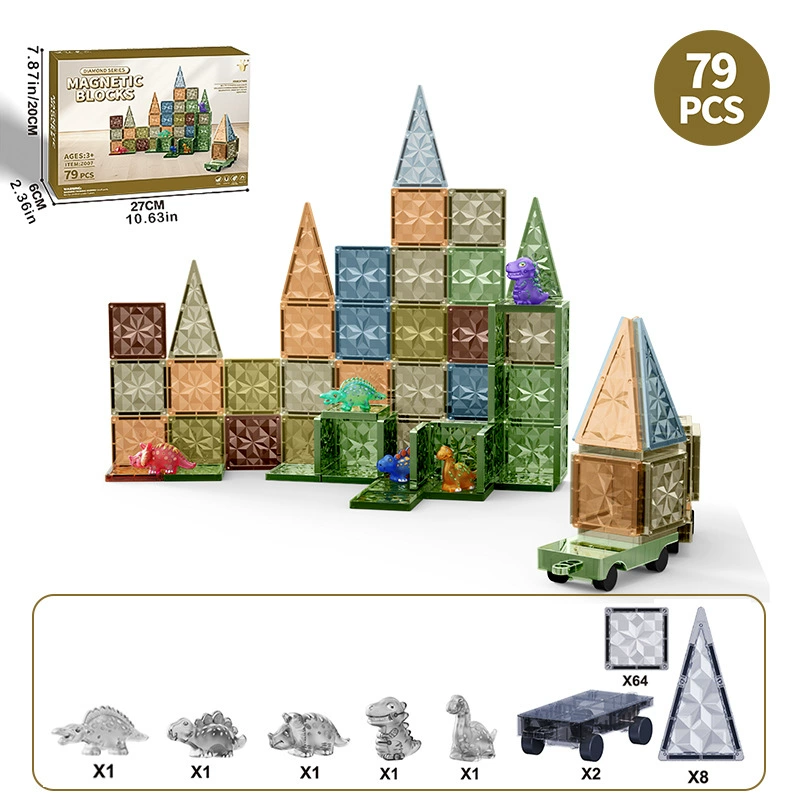 Магнитная трехмерная умная игрушка, (Торговля через границу), 5.5см, 3 года, подарок на день рождения