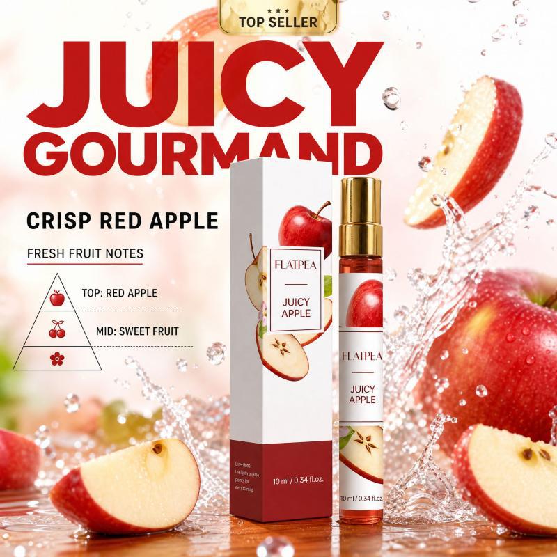 Cross-Border Scarlet Apple Spray 10ml Long-Lasting Fragrance Perfume Fresh Fruity Scent Soothing Mood Enhancer Foreign Trade in Stock