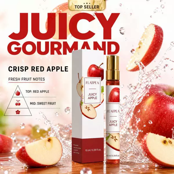 Cross-Border Scarlet Apple Spray 10ml Long-Lasting Fragrance Perfume Fresh Fruity Scent Soothing Mood Enhancer Foreign Trade in Stock
