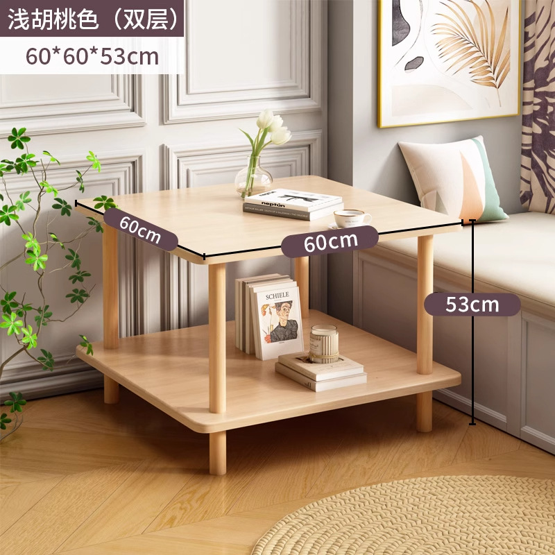 월넛색상 [60*60*53] 더블레이어 수납