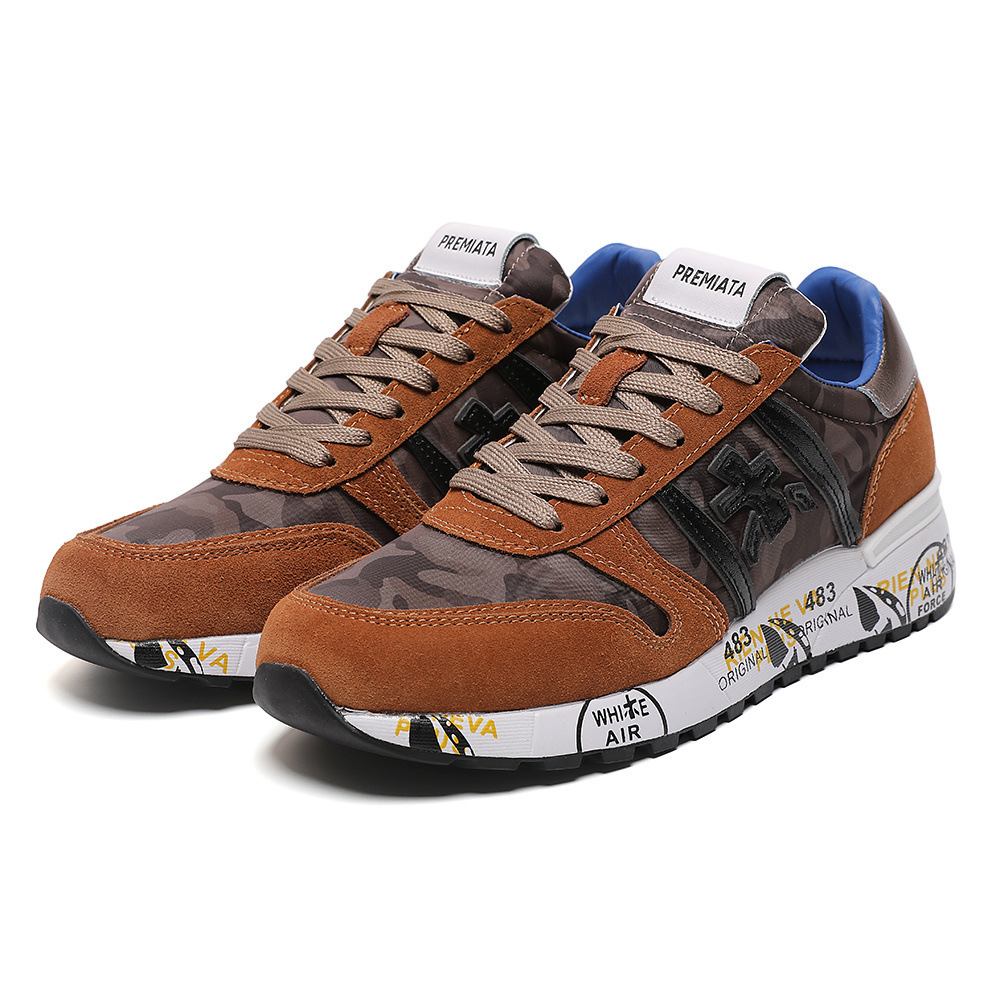 Comercio exterior transfronterizo nuevos zapatos masculinos premium, suela gruesa transpirable, zapatos deportivos casuales de cuero anti-pelú.
