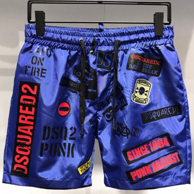 European and American New Men's Printed Cashew Flower Shorts Loose Beach Pants plus size Summer Casual Sports Pants