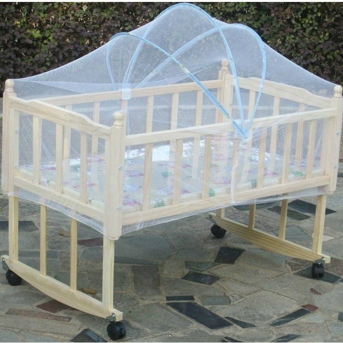 Factory direct supply small mosquito nets wholesale spring and summer full cover baby cradle baby crib mosquito nets