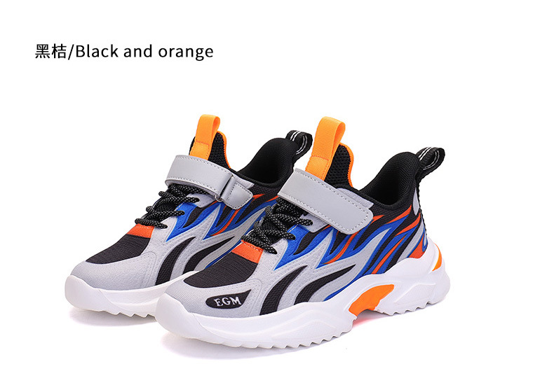 2021 spring and autumn new childrens mesh sports casual shoes flame Korean lightweight softsoled baby shoespicture10