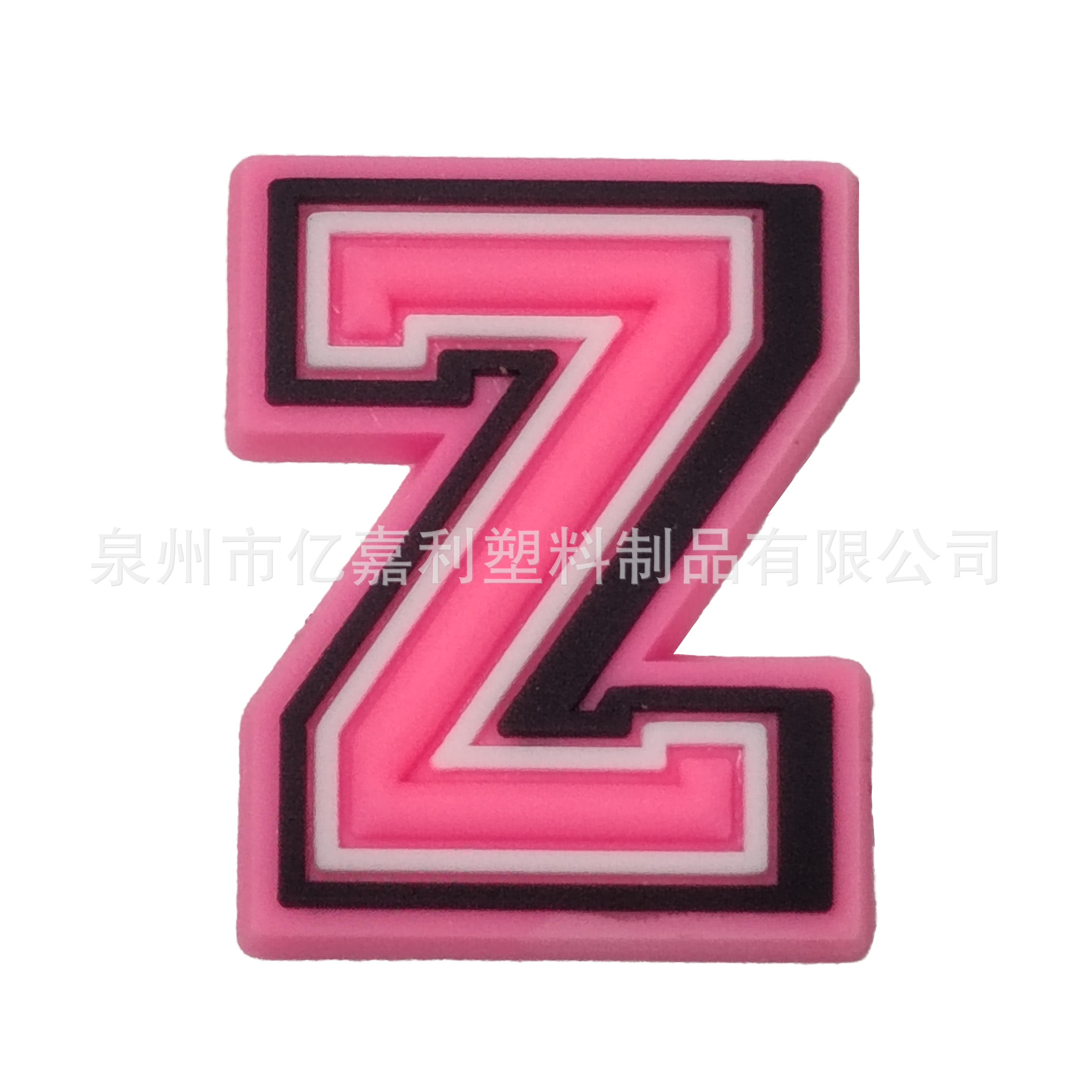 Rosa carta serie agujero zapatos Accesorios agujero zapatos DIY zapatos desmontables flor zapato hebilla al por mayor