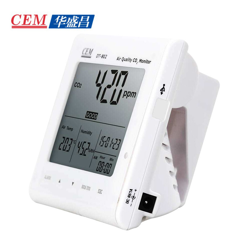 CEM华盛昌DT-802型多合一空气质量检测仪 二氧化碳检测仪