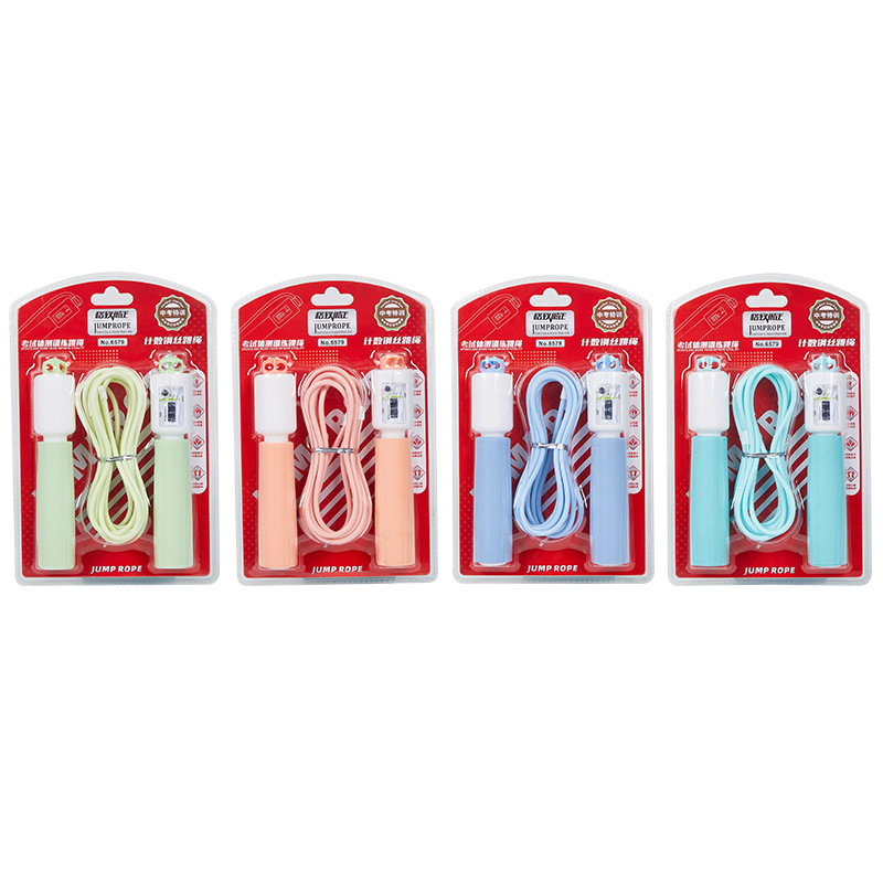 6579 escuela primaria y secundaria examen deportivo de los estudiantes de escuela secundaria y saltar cuerda deportes conteo longitud de la cuerda de saltar cuerda ajustable para el examen de ingreso de la escuela secundaria superior