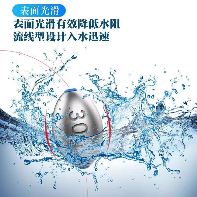 橄榄塑芯通心铅坠抛竿远投防挂底空心刻字铅坠渔具钓鱼小配件货源|undefined