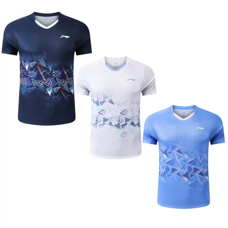 新儿童成人速干羽毛球服上衣现货印字乒乓球训练运动T恤工厂直批