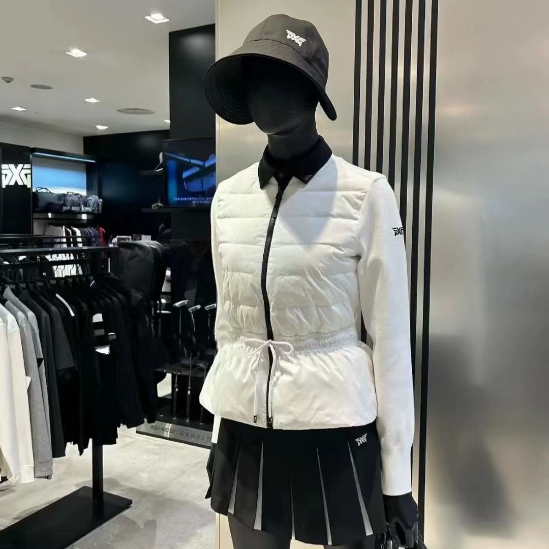 Demi-season uniform, sweater with down, keep warm jacket, cut, fitted