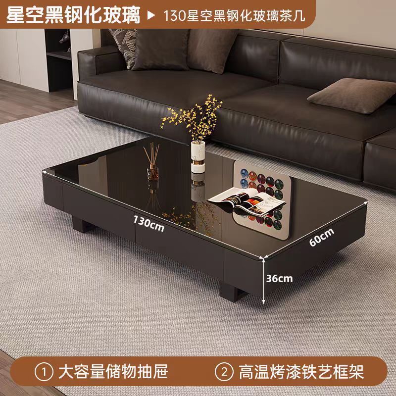 简约岩板茶几家具客厅家用简约风轻奢高级感小户型茶几大理石茶几|undefined