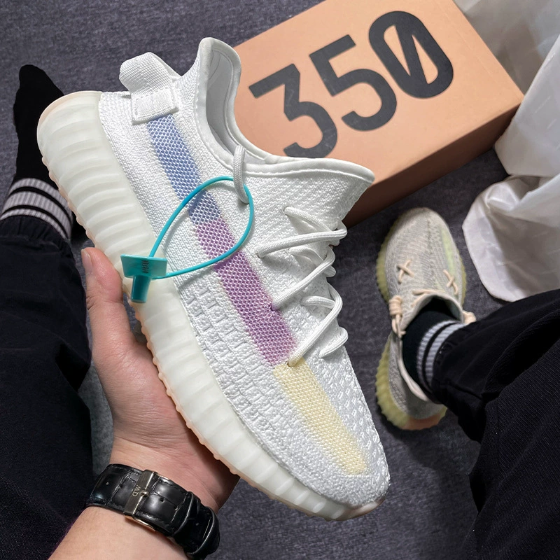Путианская фабрика 350V2 Miaoyeezy Limited Полное небо Ангел настоящие спортивные кроссовки для мужчин и женщин