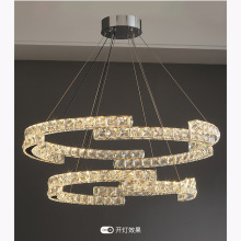 轻奢客厅吊灯后现代简约大气主灯高档家用后现代艺术餐厅水晶灯厂