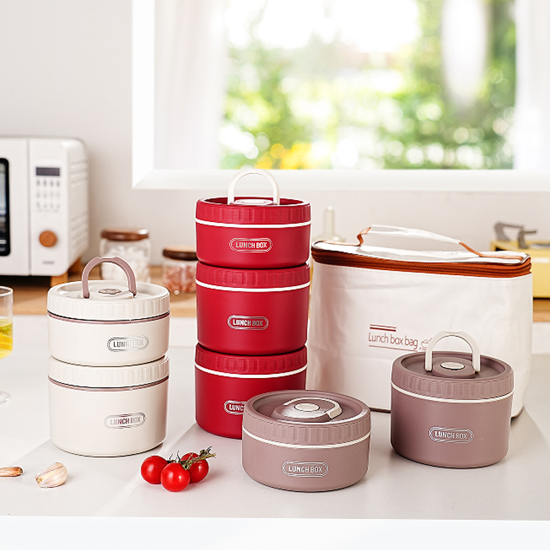 304 stainless steel汤罐 can be heated lunch box office worker portable便当盒 students dorm insulated food container