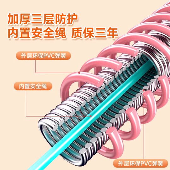 Saiyuekang spring hula hoop abdomen does not hurt waist women's thin belly spring soft hula hoop fitness auxiliary slimming