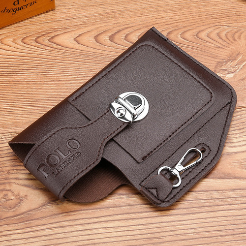 Men's Phone Waist Bag with Multi-functional Belt, Suitable for Work Site Use, Leather Case for Men, Can Hold Cigarette Box