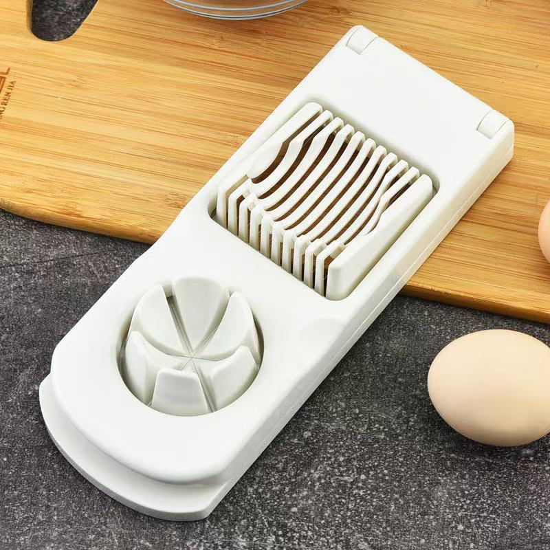 Abs Egg Cutter for Home Use, Two-In-One Fancy Egg Slicer, Egg Divider, Kitchen Gadget