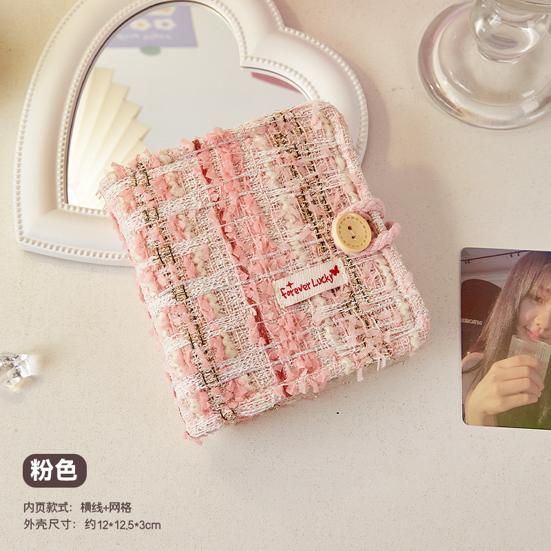 Xiaoxiangfeng mini libro de páginas de las niñas de alto valor de la cara cuentas de mano para llevar con los estudiantes cuaderno de notas grueso