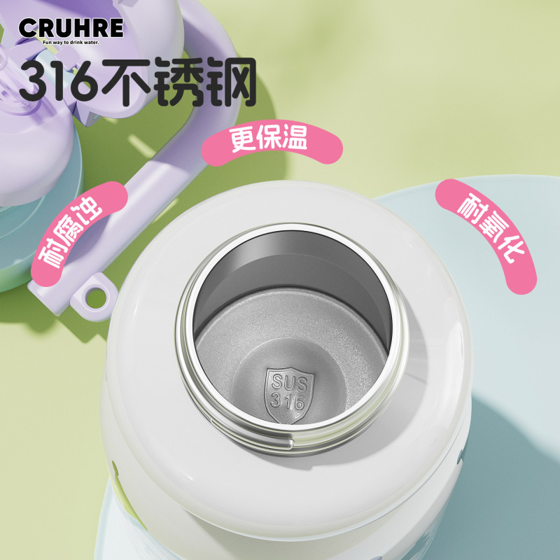 三丽鸥正版授权牛奶双饮杯540ml保温杯学生可爱卡通水壶美乐蒂萌|undefined