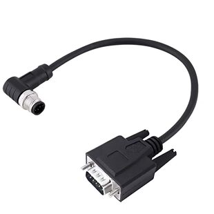 DB9 RS232��ˮ�Դ���I�B�Ӿ�DB9ᘹ��^�DM12 8PIN���^��ˮ�Դ��