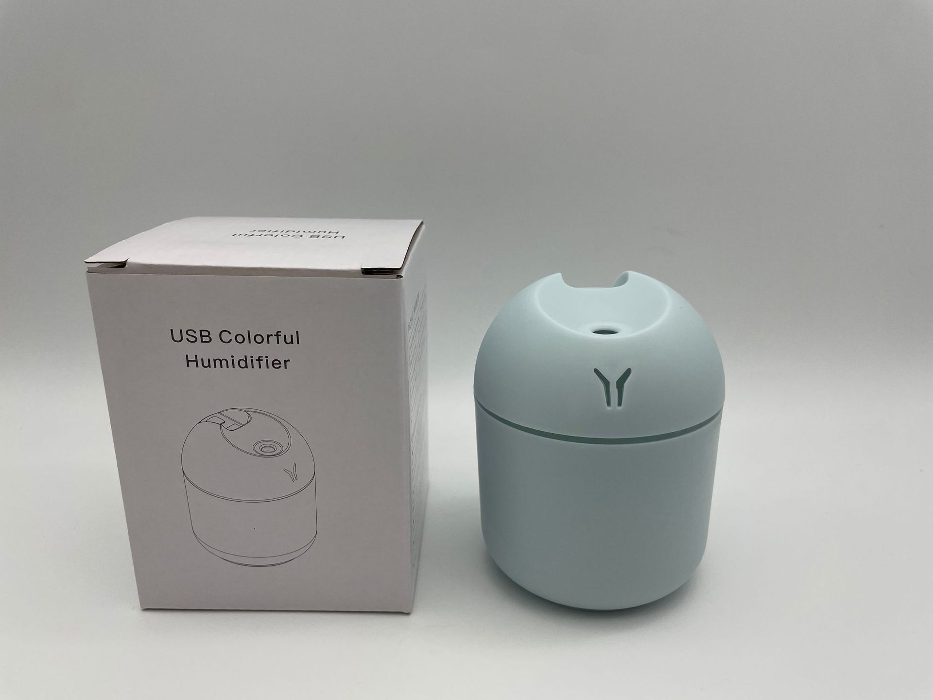Mini umidificatore e diffusore di aromi USB - Deodorante per ambienti portatile per casa/ufficio/auto, serbatoio da 500 ml, ultra silenzioso 36 dB, spegnimento automatico (bianco/rosa/blu)_voghion.com