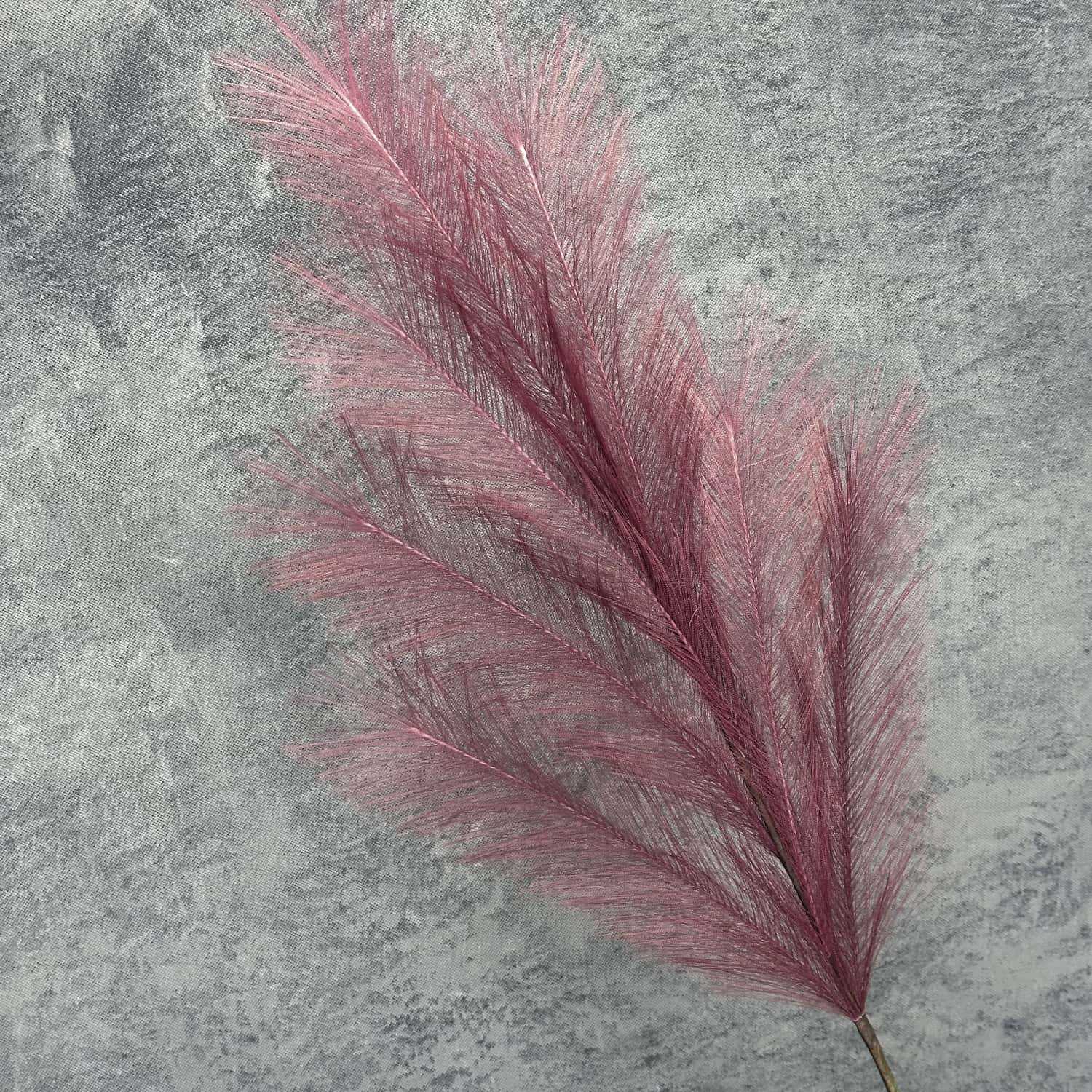 Simulación de 7 horquillas Pluma Flor eterna Decoración de la escena de la boda Decoración del hogar Hierba de junco de colores Decoración de flores falsas al por mayor