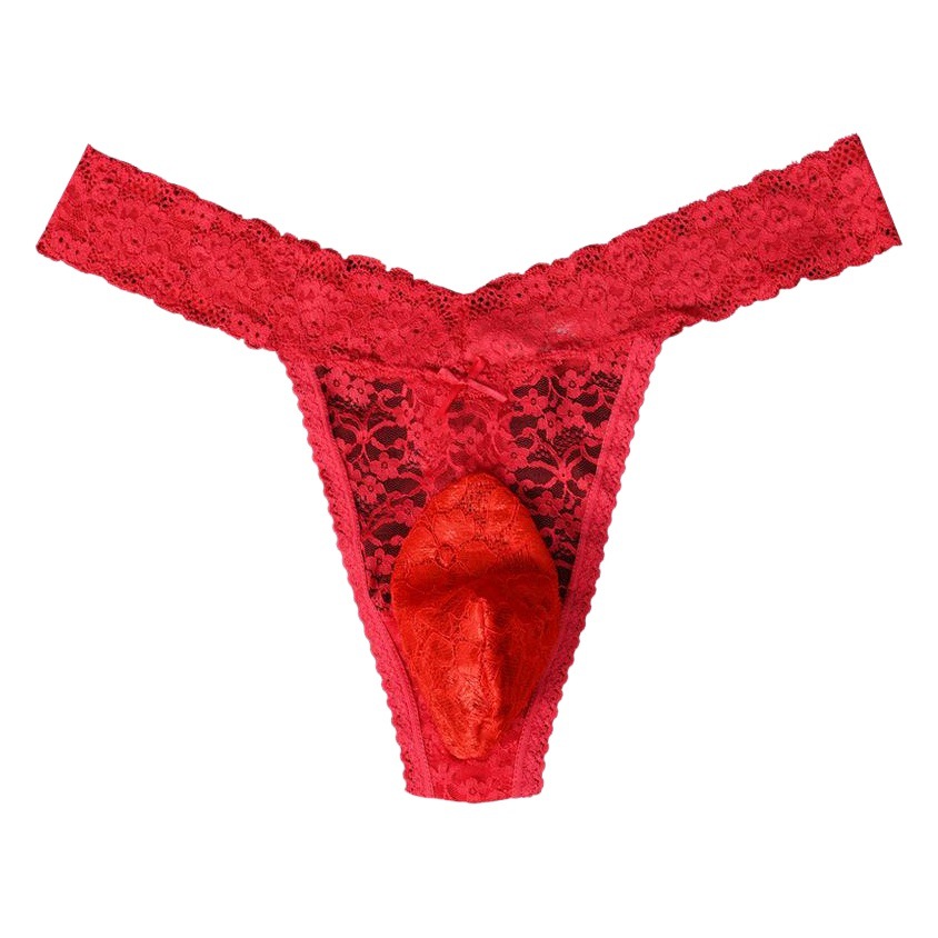 Hombres sexy encaje ropa interior medias shorts sexy JJ set Thong diosa transpirable más tamaño bolsa huevo aviones Pantalones