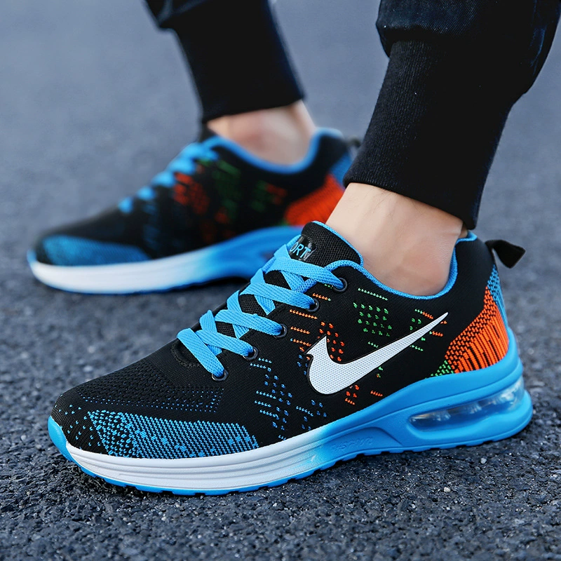 Мужская обувь 2024 новый летний дышащий бег мужская сетка повседневная обувь мужская надувная спортивная обувь мужская обувь