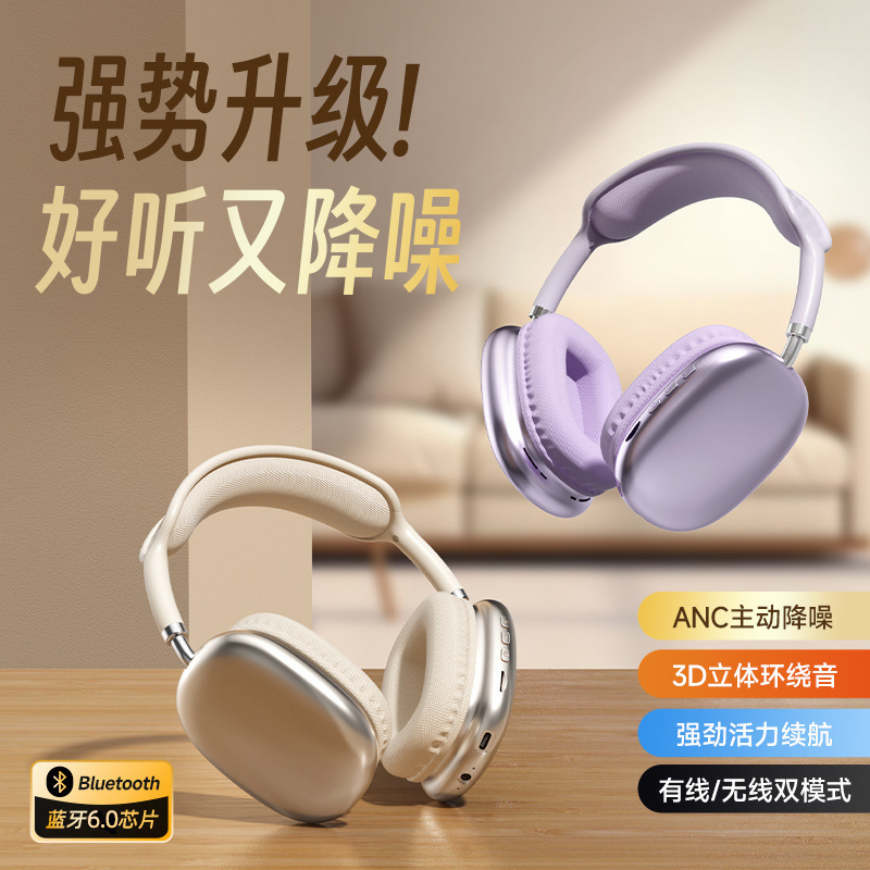 クロスボーダー P9 Bluetooth ヘッドセットヘッドマウント 6.0 オーバーイヤー音楽ヘッドセットワイヤレススポーツ超長バッテリー寿命カードユニバーサル|undefined