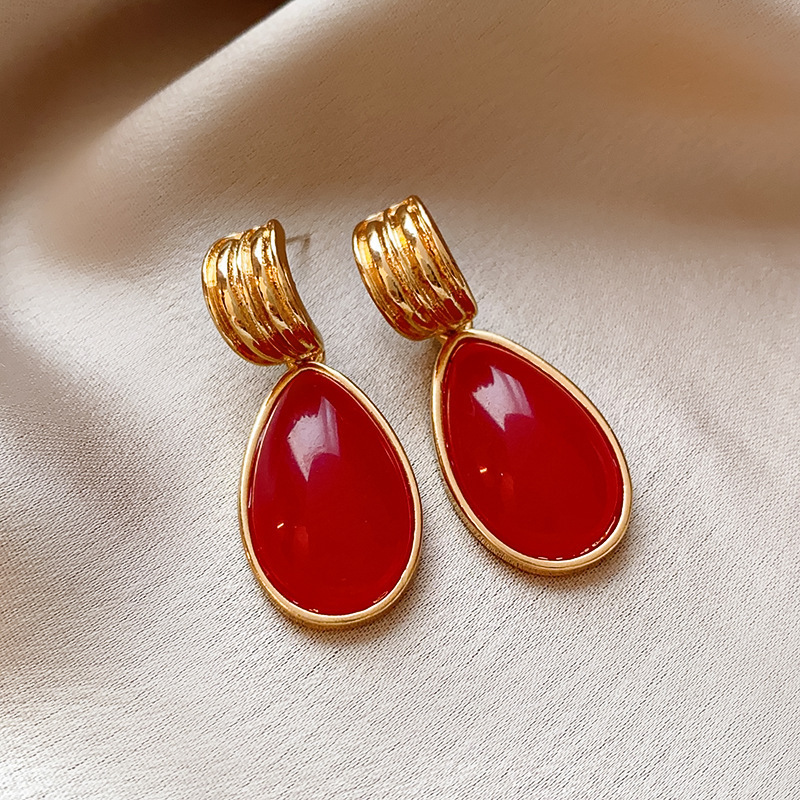 Aguja de plata, arco de circón, pendientes geométricos de perlas, pendientes de diseño de temperamento de nicho, pendientes de lujo ligero, pendientes de alta gama, mujeres