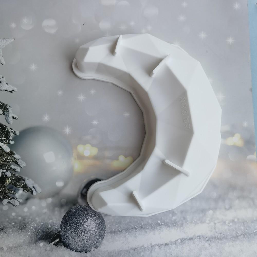 鑽石月亮巧克力餅乾模蛋糕模具雪糕糖果硅膠模具