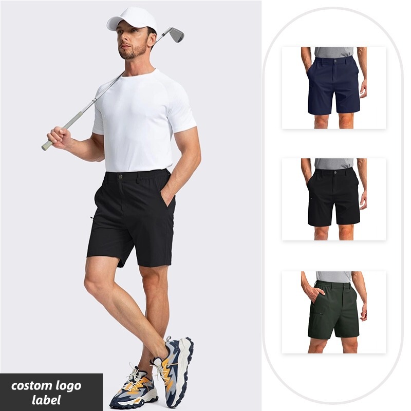 Cross-Border Summer New Men's Cargo Shorts Sports Straight Five-Point Shorts Zipper Pocket Loose Casual Shorts Cross-Border Summer New Men's Cargo Shorts Sports Straight Five-Point Shorts Zipper Pocket Loose Casual Shorts