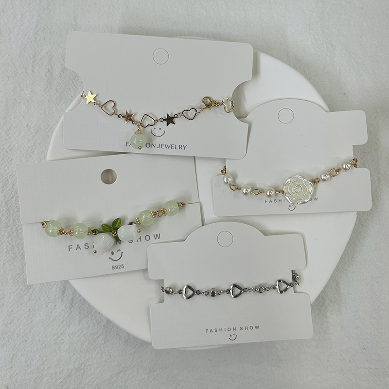 Inventario multi-especificación pulsera collar tarjeta de visualización tarjeta de embalaje tarjeta de cabello pinzas de cabello anillo tarjeta de orejas image 4
