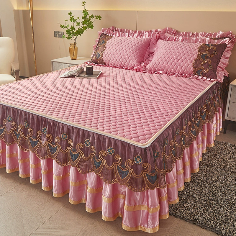 Матрац? Actually input: "Mat, set, silk removable bedspread, European style, 3 piece set"