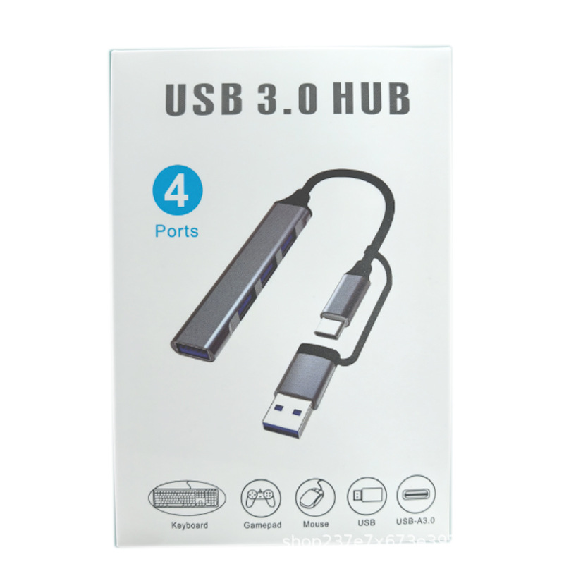 USB 3.0 Extender Notebook typec Dock Multi-Socket Dock Extended Hub Dual Head Hub