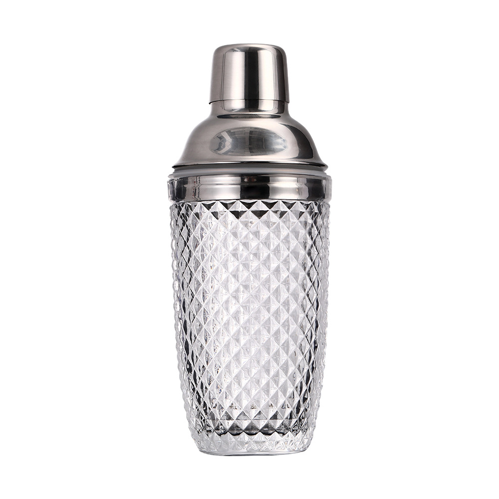 실버 다이아몬드 패턴 유리