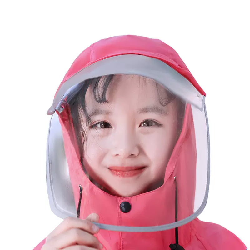 儿童雨衣男童小孩学生上学幼儿园雨披中大童带书包位女童宝宝雨具
