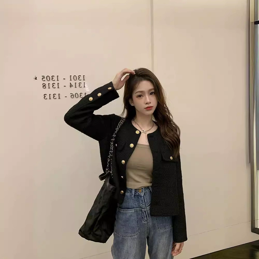 Spring short jacket, Chanel style, french style