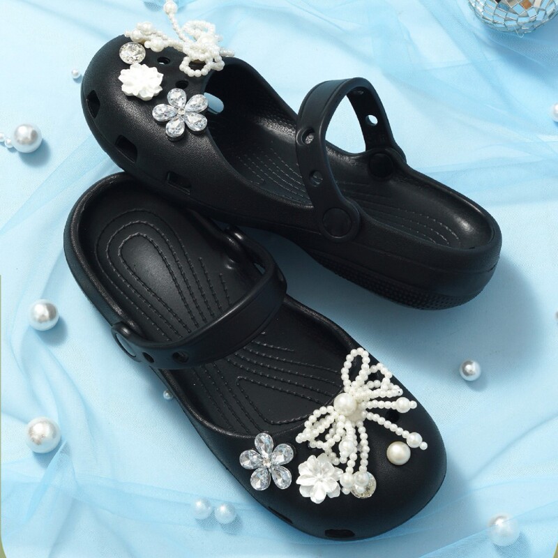 Ballet Clogs for Women, New Summer Style, Soft-Soled Mary Jane Sandals, Non-Slip, Wear-Resistant, Breathable, Lightweight, Closed-Toe Beach Shoes