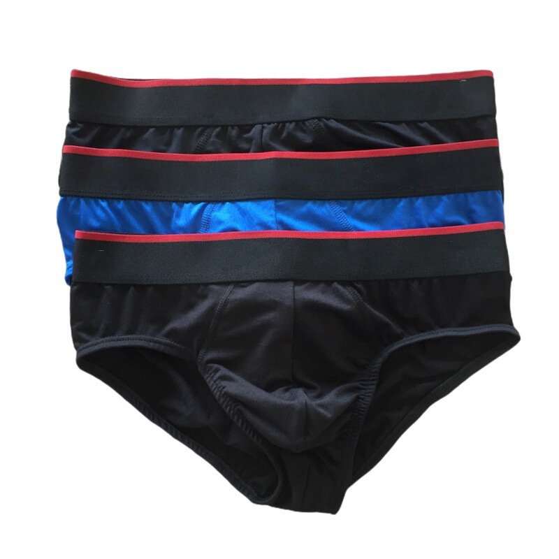 Fitness Quick-Dry Breathable Sweat-Absorbing Large Pouch Quick-Dry Mesh Underwear Men's Briefs Trendy Antibacterial Low-Waist