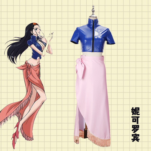 Nico Robin ONE PIECE cosplay outfit, Nico Robin two years later cosplay skirt