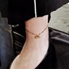 Starry sky, brand advanced ankle bracelet, does not fade, 2023 collection, simple and elegant design, high-quality style, internet celebrity