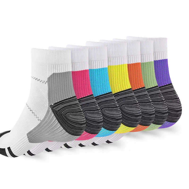 Мужские и женские Компрессионные носки Amazon, короткие носки, компрессионные носки для бега, компрессионные носки для фасции ног, спортивные мужские и женские носки