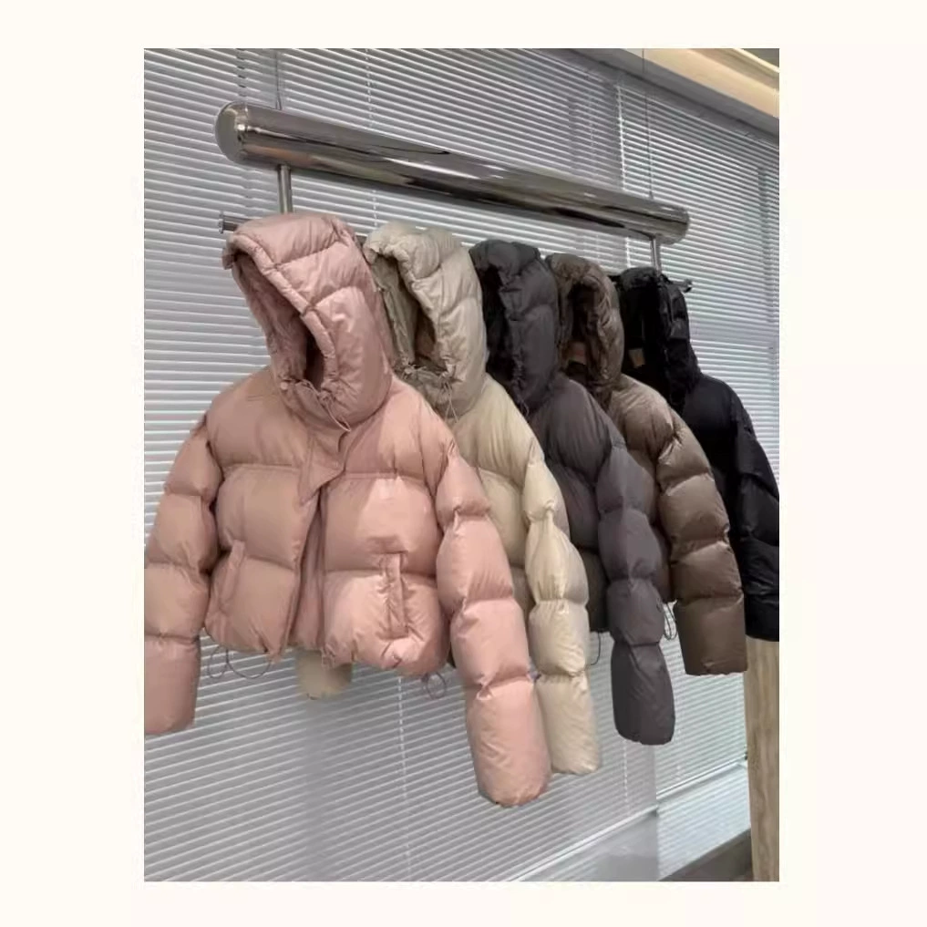 Несезонный белый утиный пуховик, женская короткая осенне-зимняя новая свободная утолщенная верхняя одежда в корейском стиле с маленьким хлебом