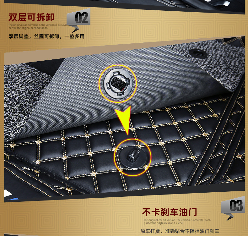 Car Floor Mats For BYD Song Plus DMI 2025 EV Champion