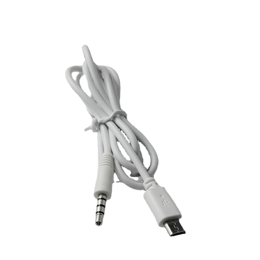 0.8米k歌宝录音线手机YY唱吧K歌麦克风3.5转安卓耳机充电配线