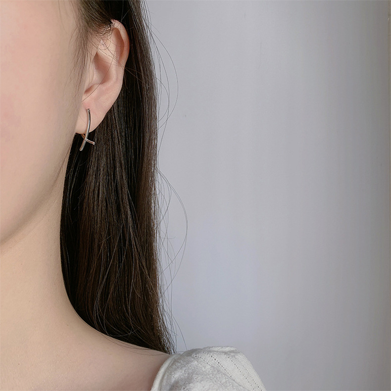 Fashion Geometric Copper Plating Earrings 1 Pair