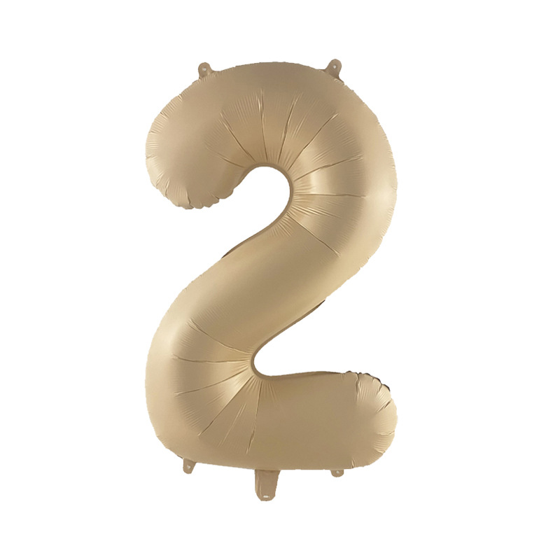 Versión americana verde digital flotante vacío globo de película de aluminio 32 pulgadas oro medio globo digital 34 pulgadas globo decoración al por mayor